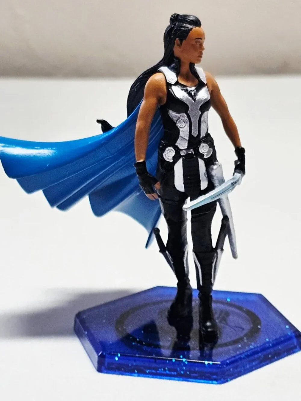 Disney Marvel Cake Toppers Thor Figurines Lot of 7 Set PVC - Blue Stands